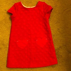 Red toddler dress